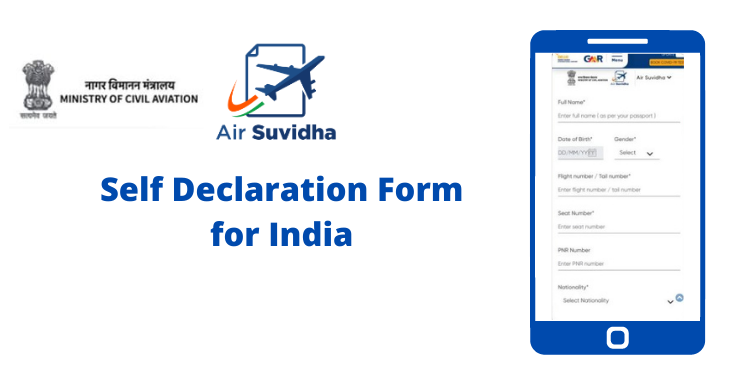 Air Suvidha Self Declaration Form For India India EVisa Online