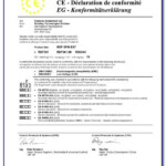 Ce Marking Declaration Of Conformity Template