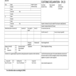 Cn23 Customs Declaration Form Fill Online Printable Fillable Blank