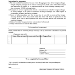 Currency Declaration Form Cdf Printable Pdf Download