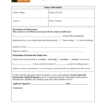 Employment Declaration Form 2 Free Templates In PDF Word Excel Download