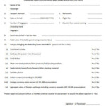 FREE 13 Customs Declaration Form Samples In PDF MS Word