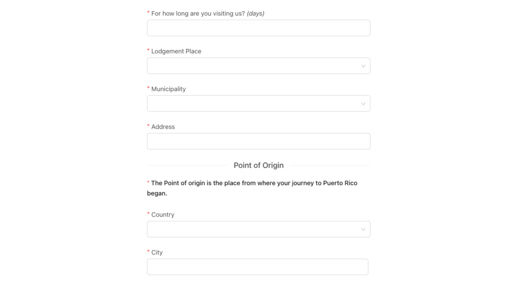 Guide To Completing The Puerto Rico Travel Declaration Form Platea