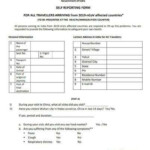 Health Declaration Form Moh HAELTHO