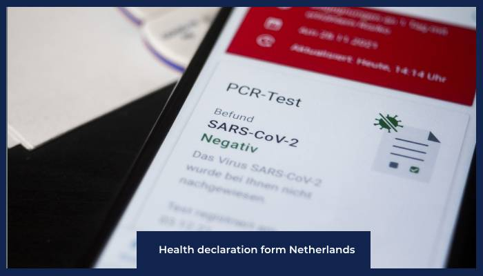 Health Declaration Form Netherlands PLF Netherlands 