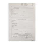 Health Declaration Forms Pad Maritime Printing Ship Log Books And