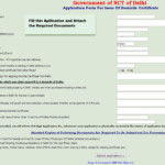 How To Download Domicile Certificate In Delhi Domicile Certificate