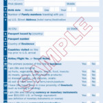 How To Fill The Customs Immigration Form When Traveling To The US