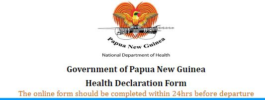 PNG Launches Electronic Health Declaration Form For International