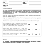 Pre employment Health Declaration Form Great Britain In Word And Pdf