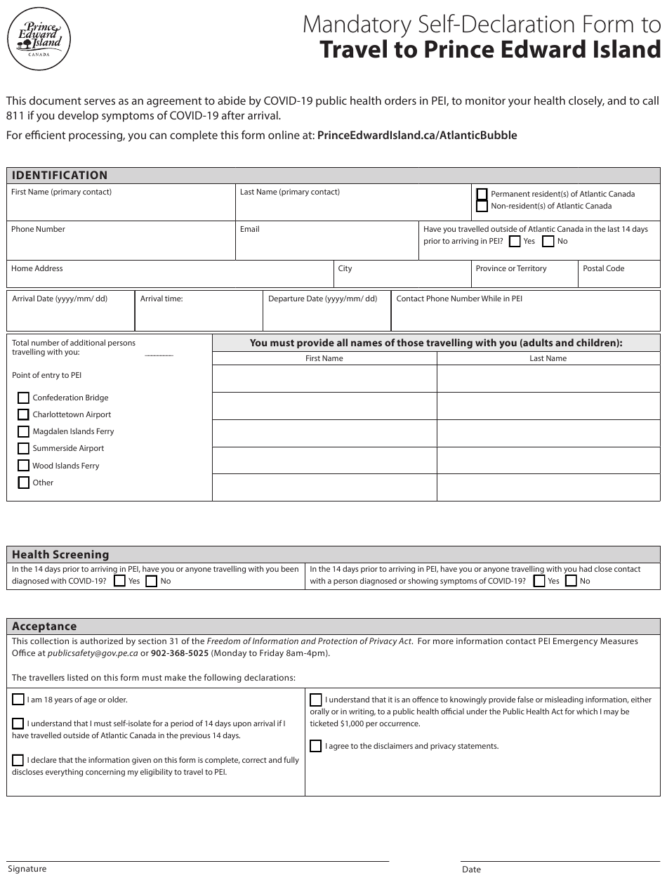 Public Health Travel Declaration Form Malta Dept Of Health s Latest 