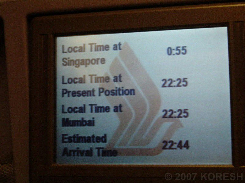 Review Of Singapore Airlines Flight From Singapore To Mumbai In Economy