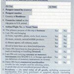 Sample US Customs Form Form 6059B Path2USA