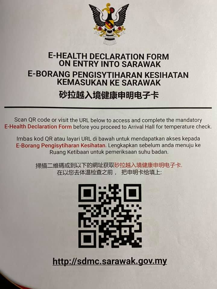 Sarawak Quarantine For Malaysians Coming From Over