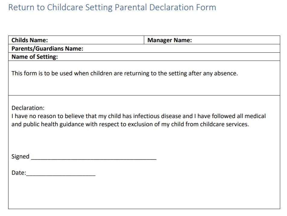 Self Declaration Form Pdf Covid 19 Declaration Form