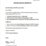 Self Declaration Letter For Government Job Certify Letter