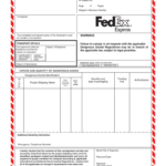 Shipper Declaration Form Fill Out And Sign Printable PDF Template