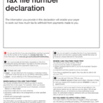 Tfn Declaration Form N3092 Declaration Form