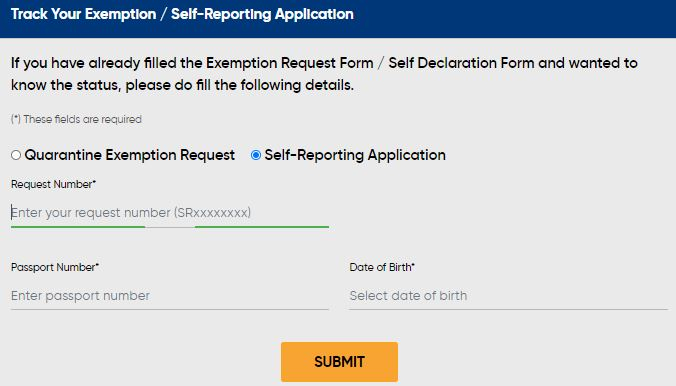 Air Suvidha Registration Status Exemption Self Declaration Form Fill