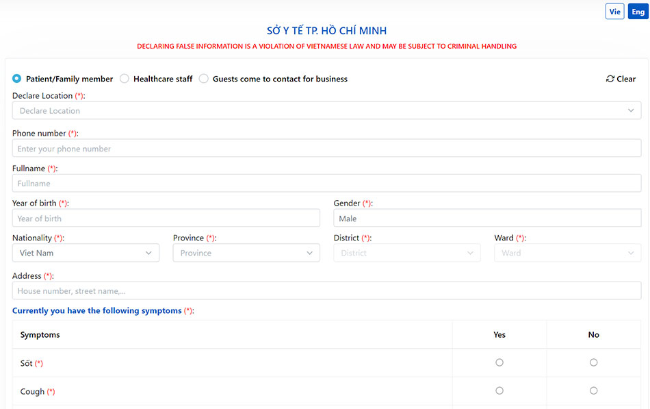 Bangladesh Health Declaration Form Jeremitettus