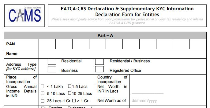 FATCA Compliance Mutual Fund Investments In India