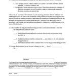 Fillable Declaration As To Medical Or Surgical Treatment Printable Pdf