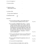 Form 1 Self Declaration Fill Online Printable Fillable Blank