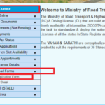 How To Fill Form 1 Self Declaration For Learning Licence Sarathi