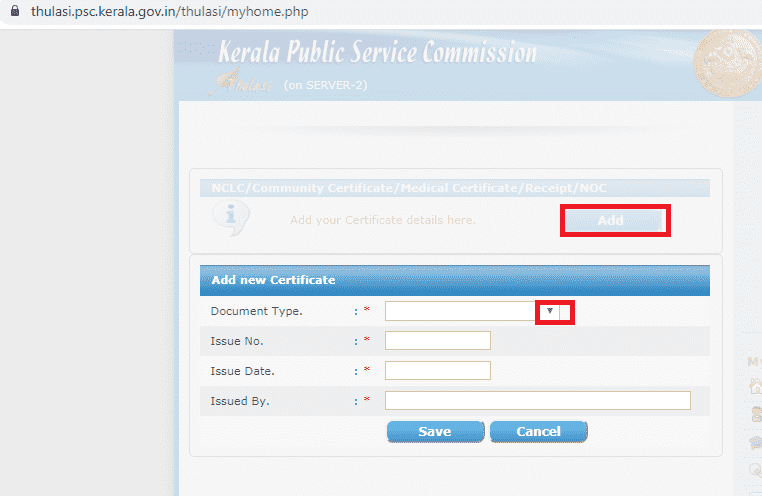 How To Upload Self Declaration Form Through Kerala PSC Official Website 
