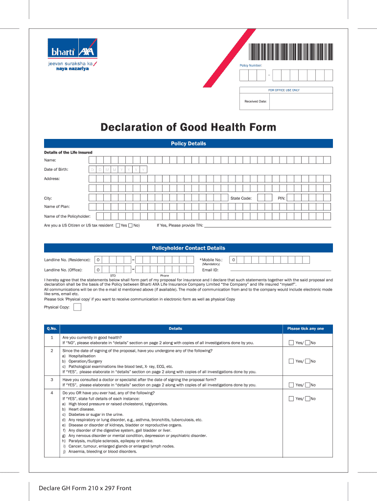 Mexico Health Declaration Form Interactivewest