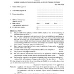 PDF Form 1 Self Declaration Of Medical Fitness Delhi PDF Download