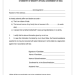 Self Declaration Form For Income Certificate 2020 2021 Fill And Sign