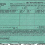 Spain Customs Declaration Form CN22 Label