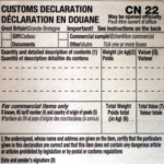 100 SELF ADHESIVE CUSTOMS DECLARATION FORMS LABEL CN22 ROYAL MAIL POST
