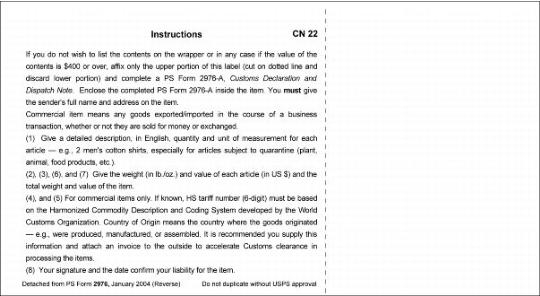 123 Customs Forms And Online Shipping Labels