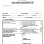 Air India Health Declaration Form Declaration Form