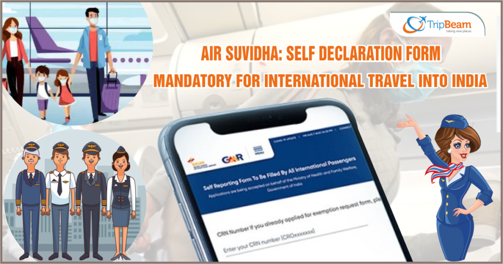 AIR SUVIDHA Self Declaration Form Mandatory For International Travel