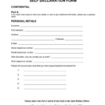 Cf03 Self Declaration Form Alton Cricket Club