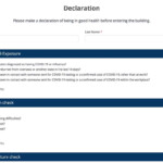 COVID 19 Visitor Declaration Form Online Form Templates Australia