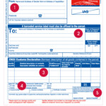 CP72 Customs Form Guide Post Office