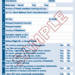 CUSTOMS FORM 6059B PDF