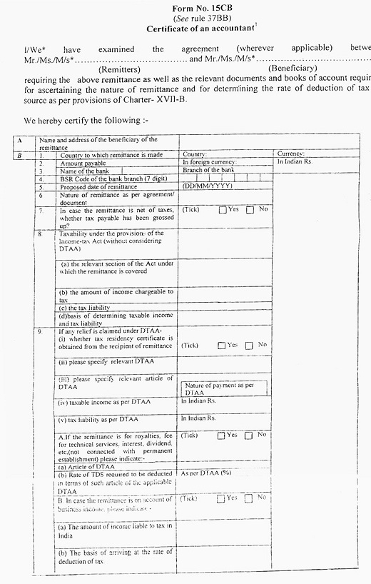 Form 10f Income Tax In Word Format Tax Walls