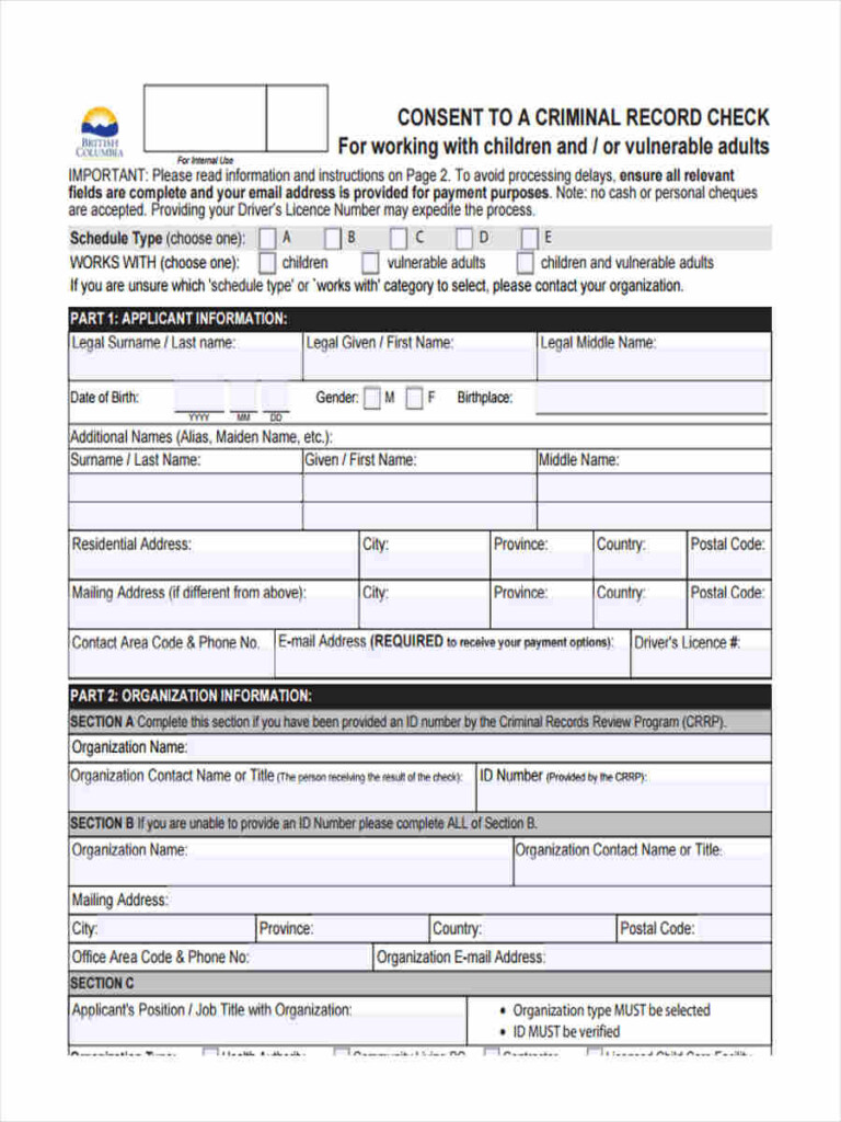 FREE 10 Check Consent Forms In PDF Ms Word