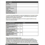 FREE 9 Employee Health Forms In PDF Ms Word