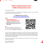 Health Declaration Form For Covid 19 Steamship Mutual COVID 19