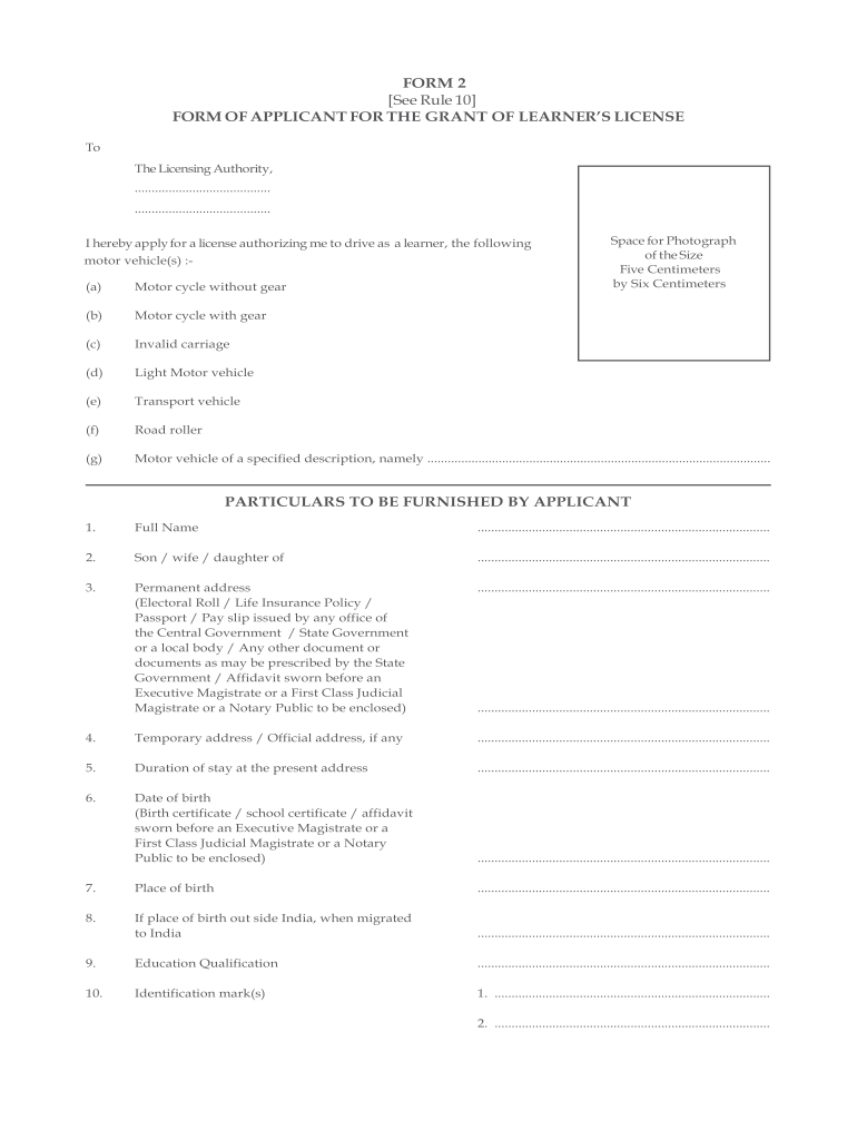 How To Fill Self Declaration Form For Driving Licence Paul Johnson s 