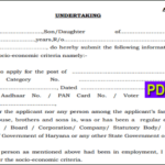HSSC Self Declaration Form PDF Haryana HSSC Self Declaration Form
