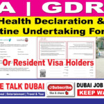 Ica Health Declaration Form Uae