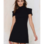 Nasty Gal Perfect Form Mini Dress Black In Black Lyst