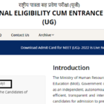 NEET 2022 today At 2 00 PM See The NTA Advisory To The Candidates For